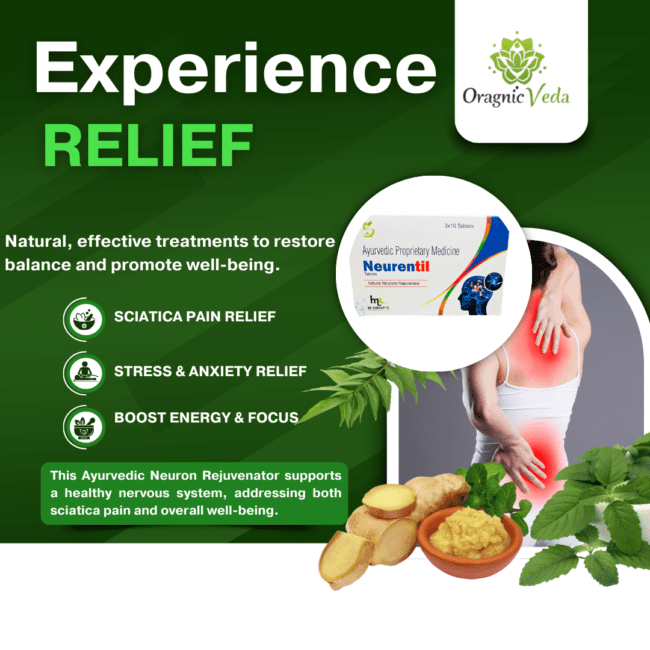 Natural Sciatica Pain Relief with Ayurvedic Neuron Rejuvenator